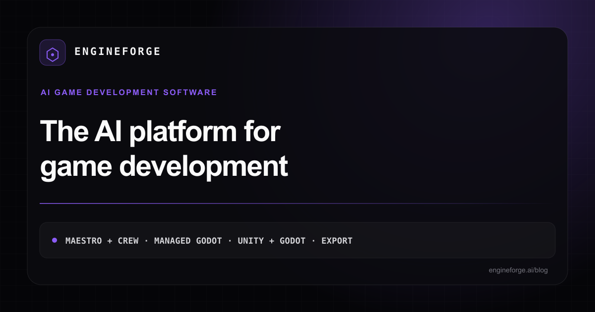 We built an AI game development studio with a crew of 5 specialized agents. Here’s what it can do!